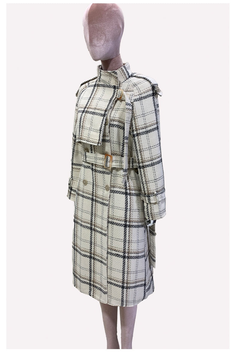 Manteau en laine épais et long pour femme, automne et hiver, de haute qualité