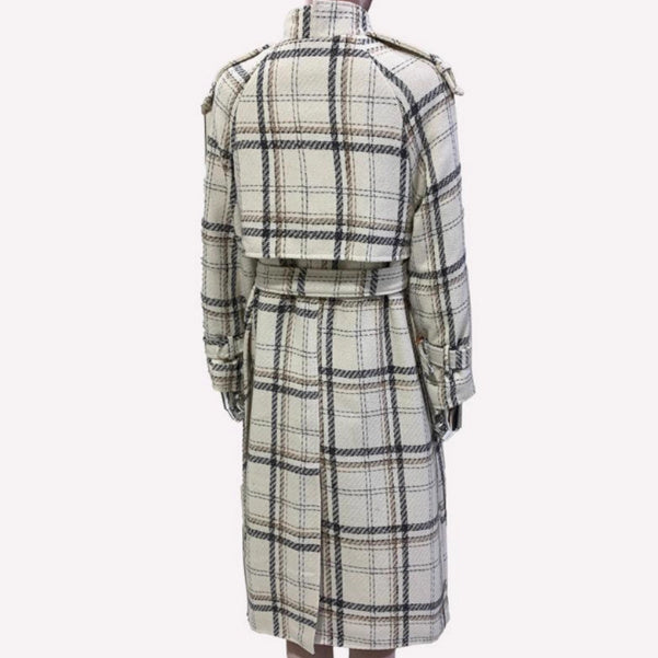 Manteau en laine épais et long pour femme, automne et hiver, de haute qualité