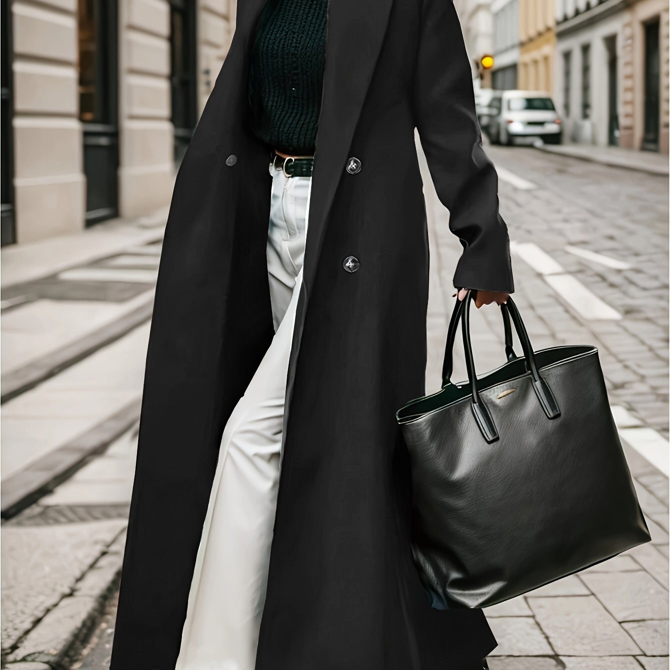 Trench-coat croisé pour femme