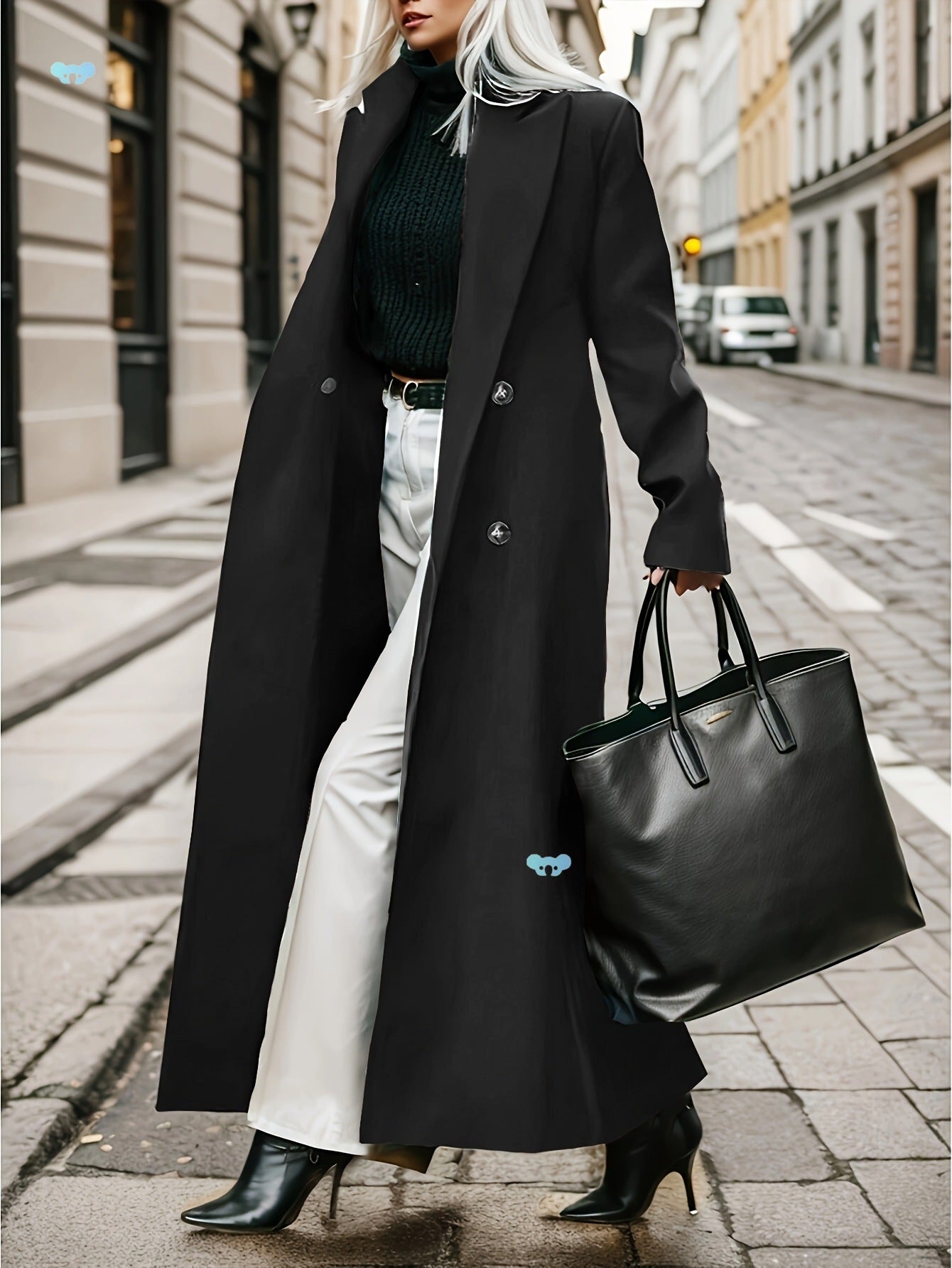 Trench-coat croisé pour femme