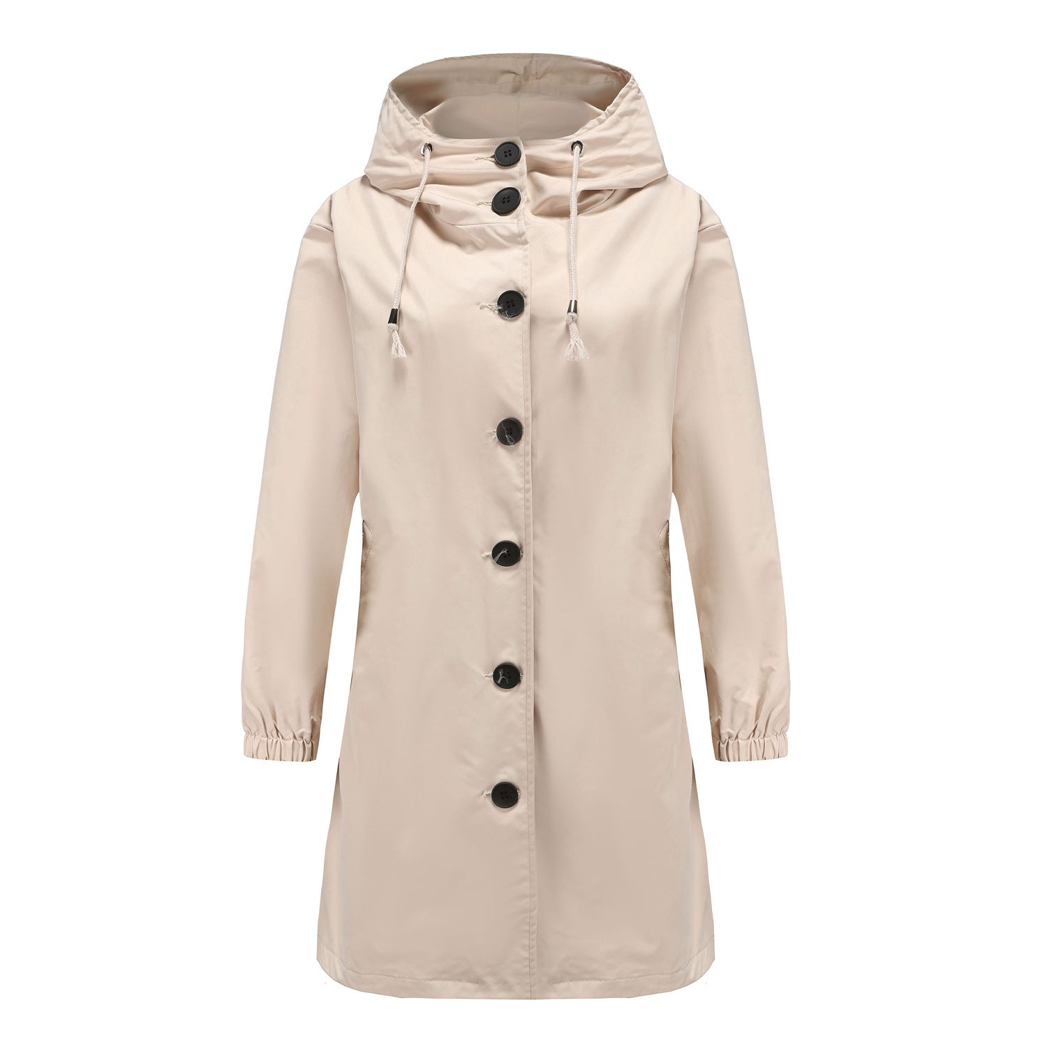 Anorak imperméable et long manteau décontracté pour femme