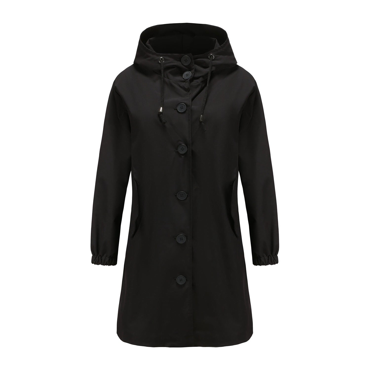 Anorak imperméable et long manteau décontracté pour femme
