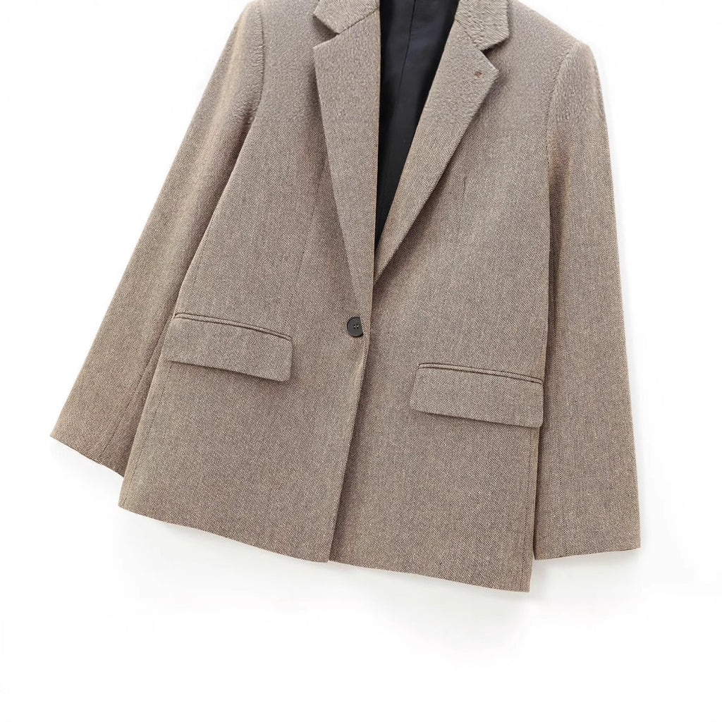 Nouveau blazer décontracté à ornement unique