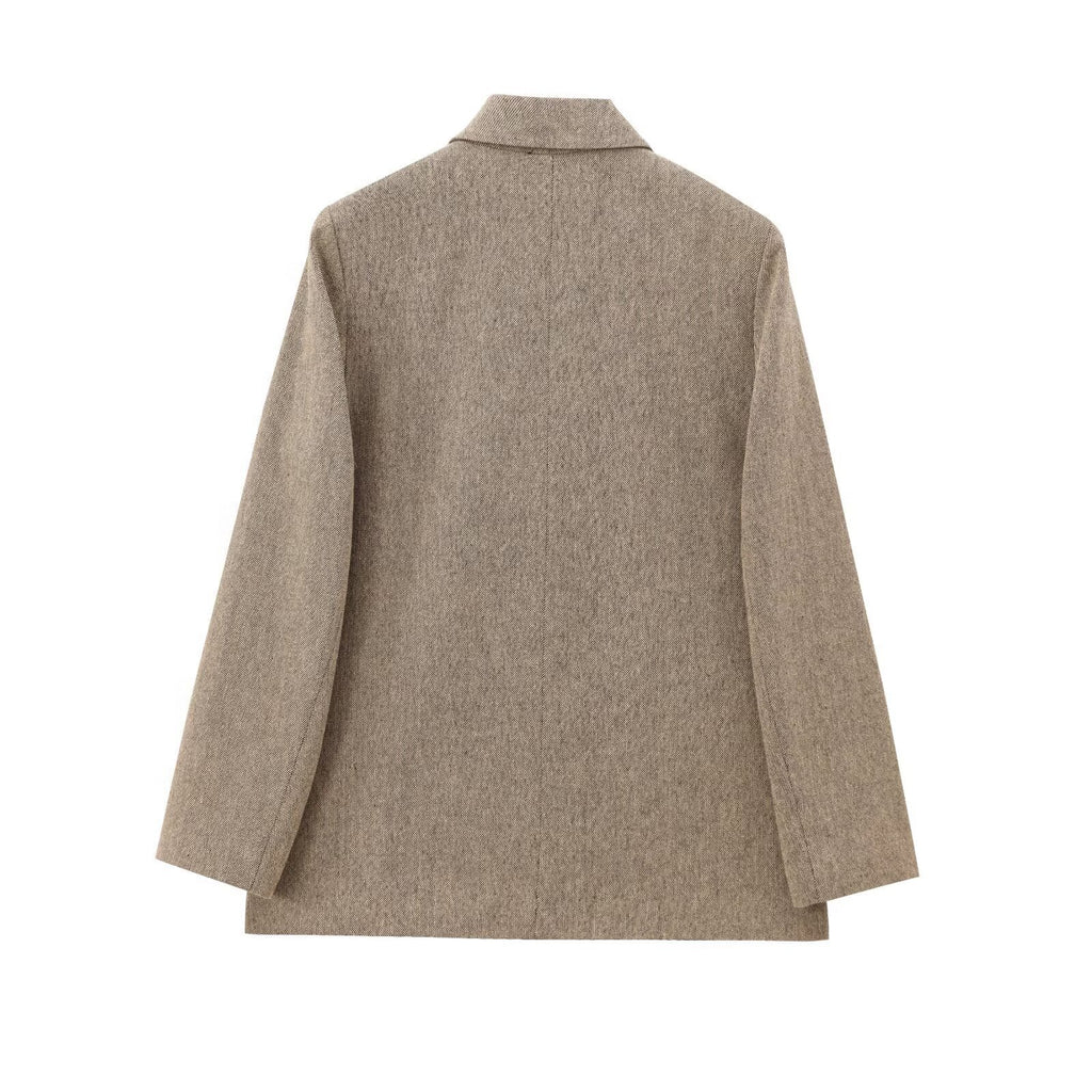 Nouveau blazer décontracté à ornement unique