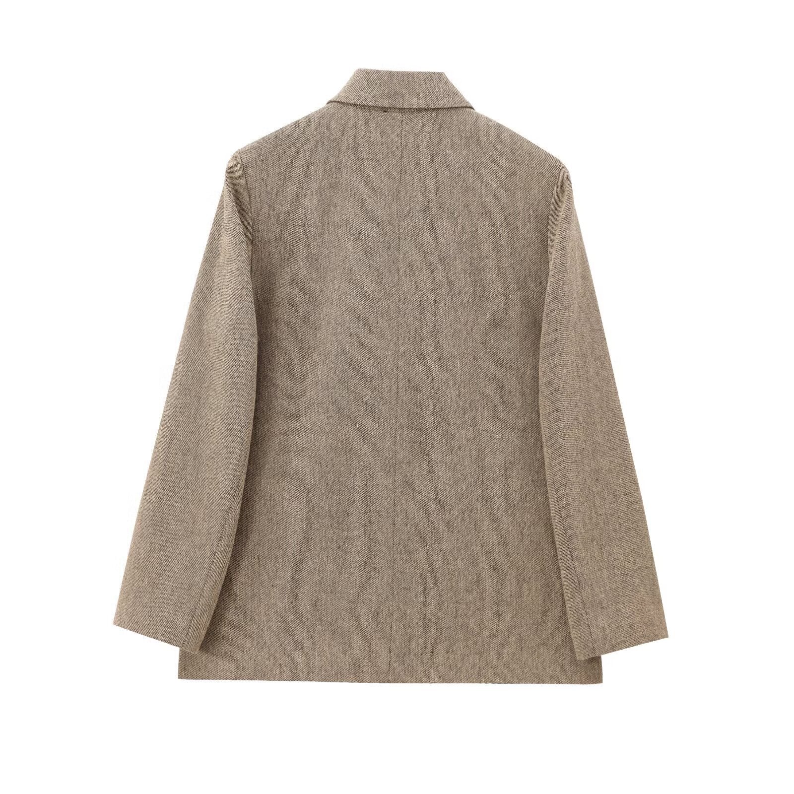 Nouveau blazer décontracté à ornement unique