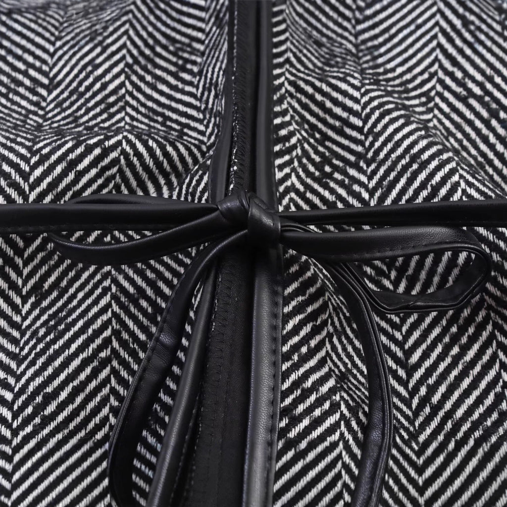 Manteau mi-long à taille en dentelle, style britannique, tendance