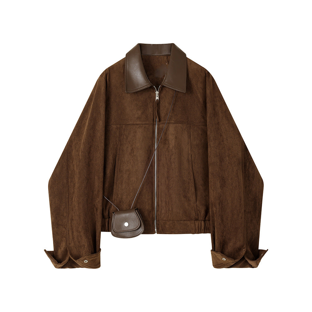 Veste courte ample rétro pour femme