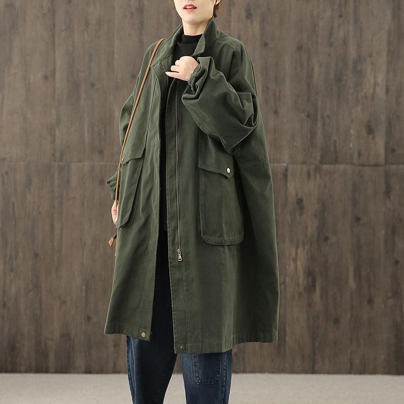 Veste de travail ample grande taille coupe-vent pour femme à manches longues