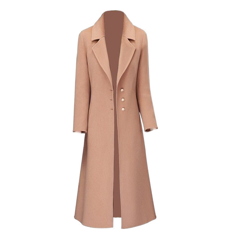 Trench-coat en laine pour femme de style occidental