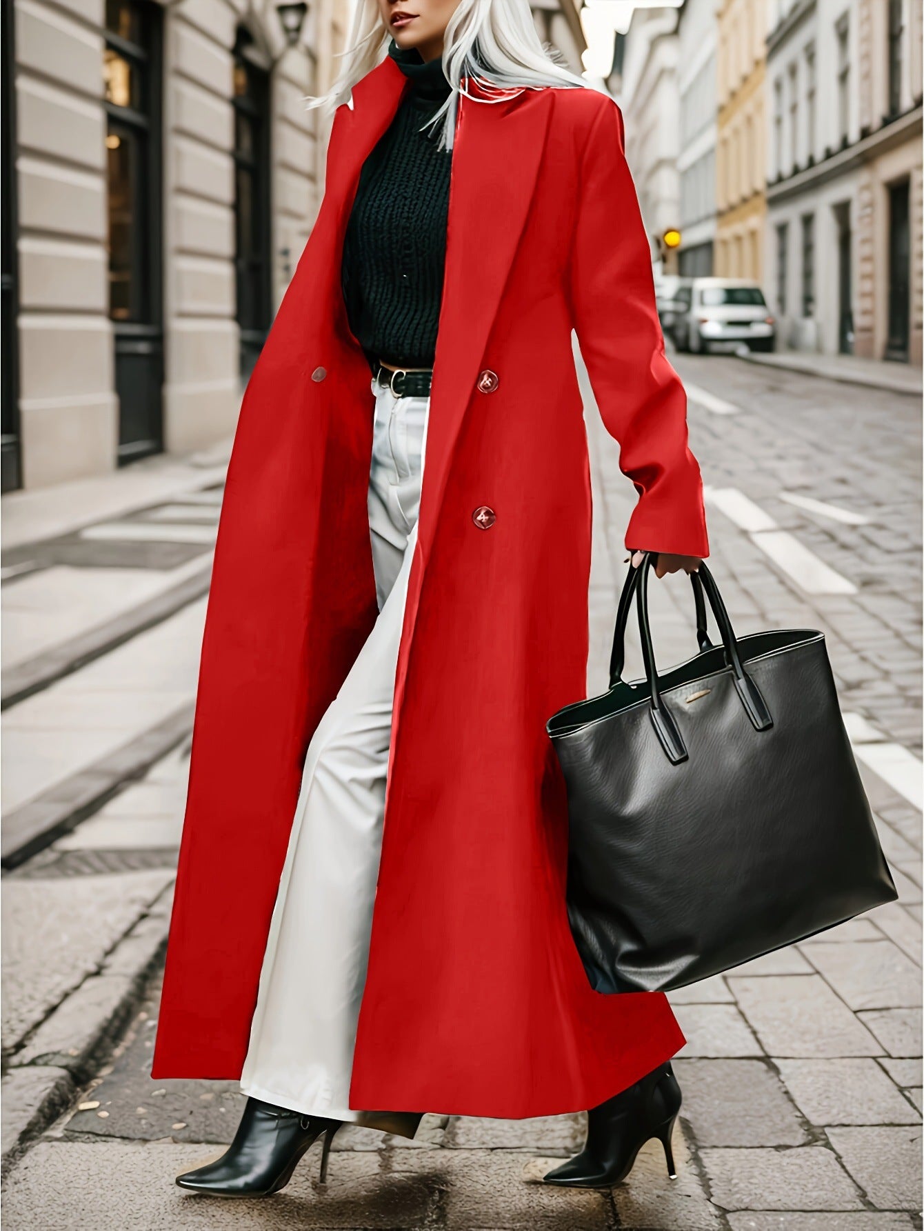 Trench-coat croisé pour femme