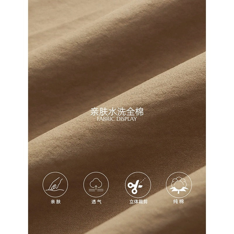 Trench-coat long et ample à revers de tempérament simple