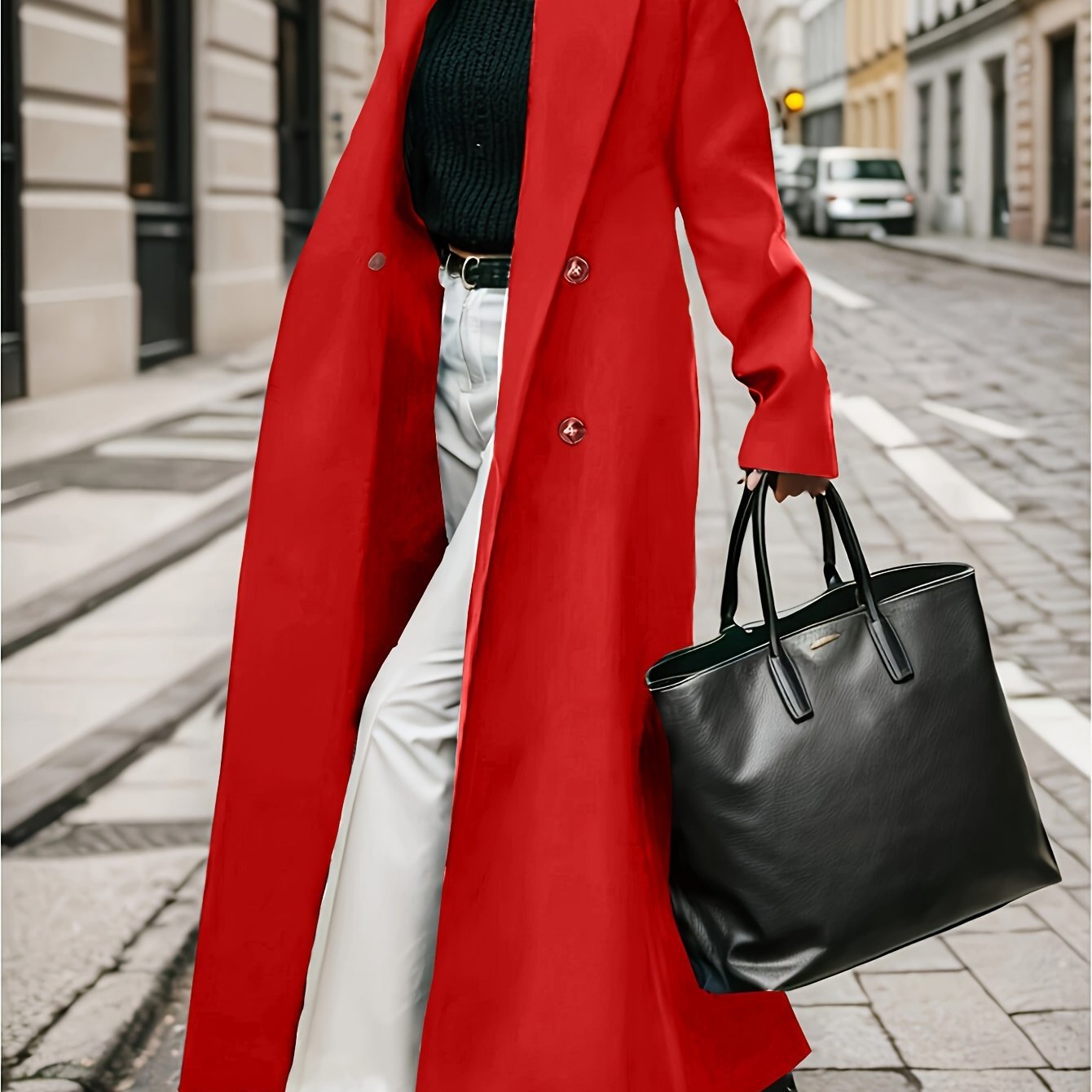 Trench-coat croisé pour femme